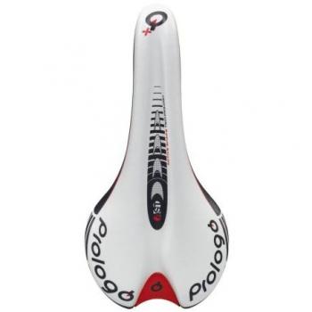 Sillín de Ciclismo Prologo Dimension Tirox CPC Blanco-Plata, características: diseño innovador, adecuado para todas las categorías, dimensiones 143 mm