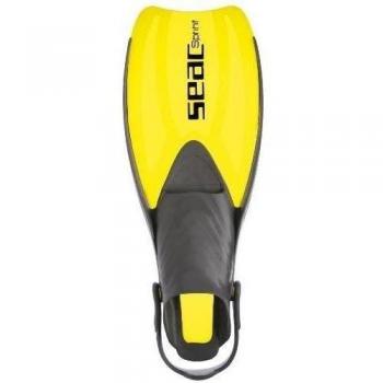 Seac Sprint - Aleta regulable, unisex, color amarillo, talla XXS-XS