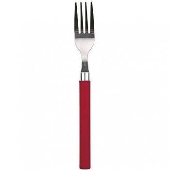 Renberg Tenedor en Acero Inoxidable, Rojo