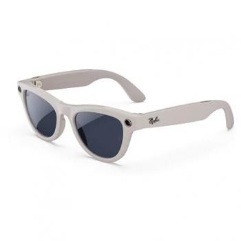 Ray-Ban Meta Skyler Smart Glasses - Light Grey, Standard Size, Photochromatic