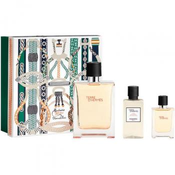 Hermès Terre d’Hermès Christmas Limited Edition Gift Set for Men - Eau De Toilette 100ml + Eau De Toilette 12.5ml + Aftershave 40ml