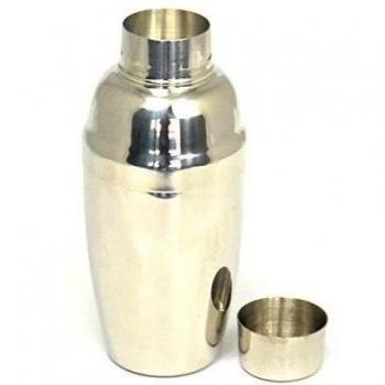 AGITADORES HOLYSKINZ HAPPYNUTS, 3 piezas Coctelera de acero inoxidable con construir-en el colador, 12-onza