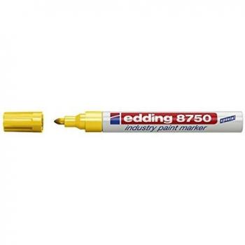 Marcador de Pintura Industrial Edding 8750 Amarillo 2-4 mm Punta Redonda