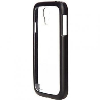 Muvit Bimat - Funda de goma + protector de pantalla para Samsung Galaxy S4 i9500, negro