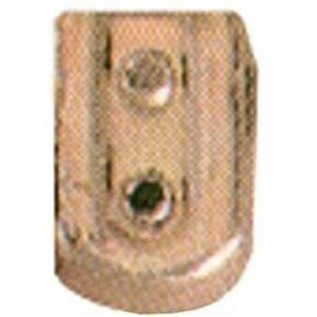 SCHROEDER - Soporte Barra Oval Plastic Oro Schroeder 20 Mm