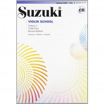 SUZUKI VIOLIN SCHOOL 3 + CD: Vol. 3