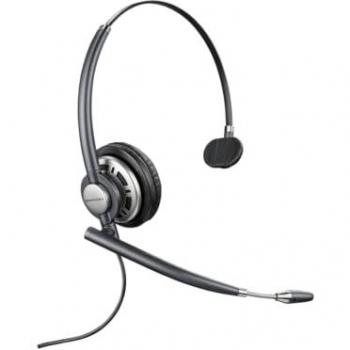 Auriculares Poly EncorePro HW710 con cable USB-A, monoaurales, cancelación de ruido y estuche de transporte