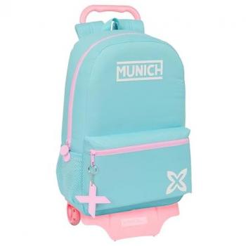 Mochila Escolar Grande con Carro 905 Safta Munich Heaven, Tejido Reciclable, Ideal para Niños de Diferentes Edades, Cómoda y Versátil, Calidad y Resistencia, Dimensiones 30x14