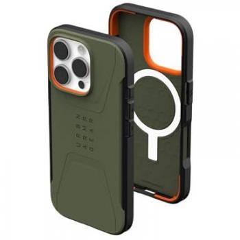 Funda UAG Civilian MagSafe para iPhone 16 Pro - Verde Oliva