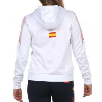 Sudadera Bullpadel FEP Evoca Blanco Mujer