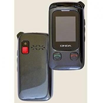 Teléfono Móvil Onda F12 Felice+ Doble SIM para Mayores, Pantalla 2.4, Teclas Grandes, Altavoz y Radio FM, Color Negro