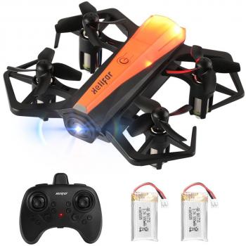 HELIFAR Drones para Niños, H802 Mini Drone con Estabilización de Altitud, Modo sin Cabeza, 3 Modos de Velocidad 4 Canales 6-Ejes, Juguete Drone para niños Adultos （Dos baterías）