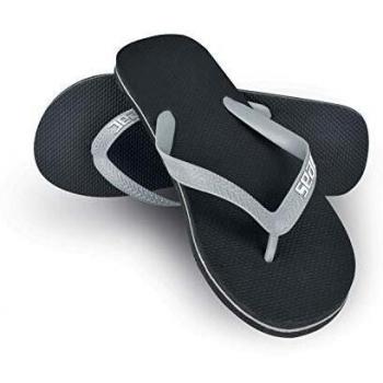 SEAC Ohau Chanclas, Adultos Unisex, Negro/Gris, 39/40