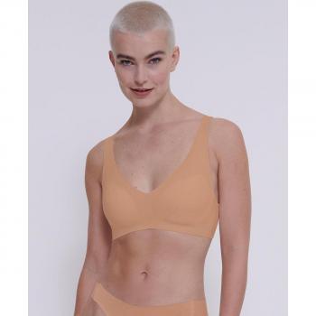 Bralette Sloggi 'ZERO FEEL 2.0' con cierre de gancho, Talla M+, Color Beige - Mujer