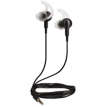 Auriculares Alámbricos In-Ear Manhattan 179607 con Micrófono Integrado, Aislamiento de Ruido, Diseño Deportivo y Resistente al Sudor, Color Negro