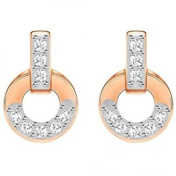 Swarovski Pendientes de botón Mujer chapado en oro - 5350653