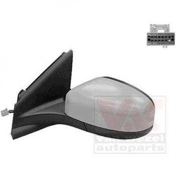 Espejo retrovisor VAN WEZEL 1881827 - Espejo lateral para automóvil, fabricado por VAN WEZEL, modelo 1881827, diseñado para vehículos específicos, con características de ajuste manual y cristal convexo para