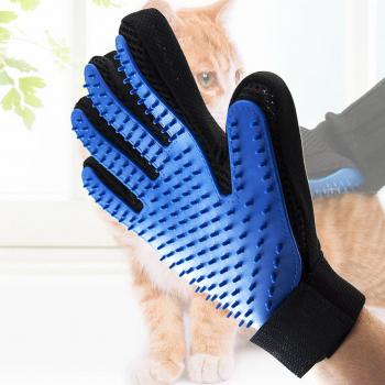 CITTATREND Guantes para Mascotas Perros Gatos Removedor de Pelo Suelto Pelaje Cepillo de Masaje y Baño Limpieza Suave