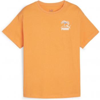 Camiseta Puma Essentials+ Mid 90s Graphic Naranja Infantil