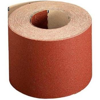 DEWALT DT3596-QZ - Rollo 1/3 de hoja 25x93mm, grano 80, para el lijado manual en seco de maderas y pinturas