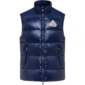Pyrenex John 3 Shiny Men's Sleeveless Down Vest - Blue, Size M