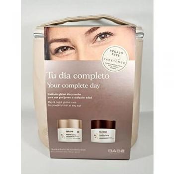 Babe Healthy Aging Tratamiento Completo Dia y Noche,Neceser Crema Multiprotectora Dia 50 ml+ Crema reparadora