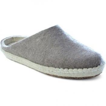 Woolsies - Zapatillas de estar por casa de fieltro para hombre, color Beige, talla 44