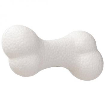 Ferplast Juguete para Perro Hueso Duradero No Tóxico Resistente a Mordeduras Higiene Dental Rebota y Flota CHEWA Boing Hueso Juguetes para Perros Medianos Blanco