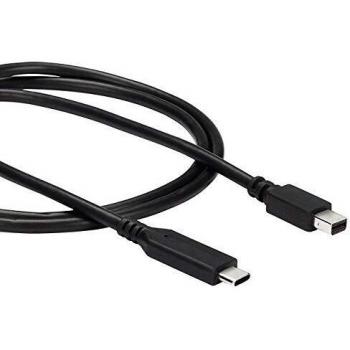 StarTech.com Cable Adaptador de 1m USB-C a Mini DisplayPort 4K 60Hz - Negro - Cable USB Tipo C a mDP - Cable de Vídeo USBC