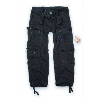 Brandit Pure Vintage Cargo Pants, Black