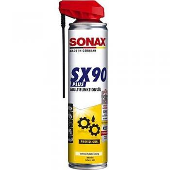 SONAX SX90 Plus Aceite Multifuncional EasySpray 400 ml - Desengrasante, Lubricante, Protección contra la Corrosión y Aceite Penetrante