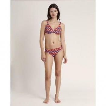 Bikini Aro Underwire Ethnic Waves Naranja Admas para Mujer