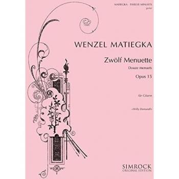 12 minuets op. 15 guitare