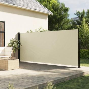 Toldo lateral retráctil 160x300 cm Color Negro, Crema, Azul