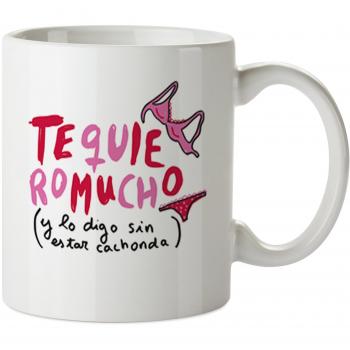 Planeta Gifts Taza San Valentín Monstruo Espagueti, Cerámica, Blanco, 8x10x10 cm