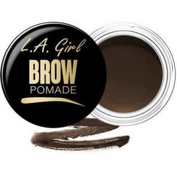L.A. Girl Brow Pomade - Long Lasting Gel Formula, 3g, Dark Brown