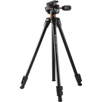 Vanguard Espod CX 233AP - Trípode compacto y versátil con capacidad de carga de 3.5 kg, rótula de paneo