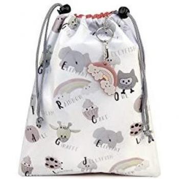 IRIS BARCELONA - Mini Bolsa Merienda Niños y Niñas Snack Rico Bag, Color Rosa | Bolsa de Merienda Porta Bocadillos, Envoltorios Reutilizables y Ecológicos sin BPA