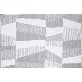 Alfombra Koy Geométrica Gris/Blanco 100X150 Cm
