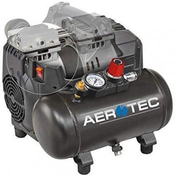 Compresor de aire AeroTEC SUPERSIL 6 de Baja Sonoridad Sin Aceite con Potencia de 750W y Flujo de Aire de 105 l/min