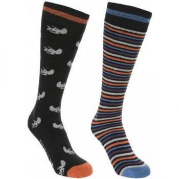 Calcetines de Esquí Tubulares Réplica para Niños (Paquete de 2) 11-2 UK