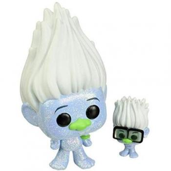 Funko - Pop! Movies: Trolls World Tour - Hip Hop Guy w/ Tiny Figurina, Multicolor