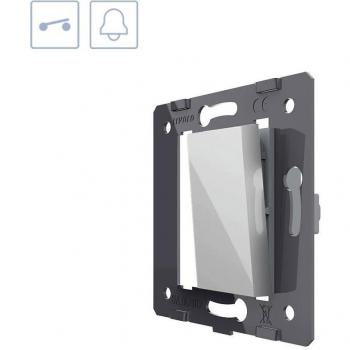 Pulsador media tecla gris LEDBOX