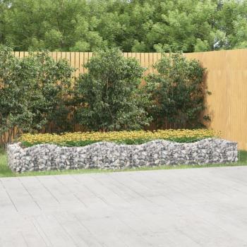 Arriate de gaviones forma arco hierro galvanizado dimensiones 600 x 50 x 50 cm, 800 x 50 x 50 cm, 200 x 50 x 100 cm y más