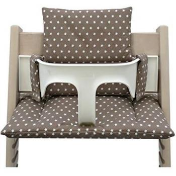 Blausberg Baby - Cojín para la trona Tripp Trapp - Gris Pardo Estrellas