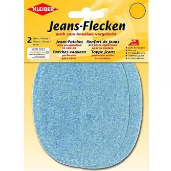 Kleiber - Parches de reparación para Pantalones Vaqueros, Color Azul Claro