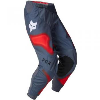 FOX Pantalones de Cross 360 Volatile Gris-Rojo, Pantalones de motocross unisex adulto, talla 32