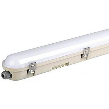 Plafoniera LED 150cm 48W con Sistema de Emergencia Frío 6400K IP65 120LM/W 5760 lm