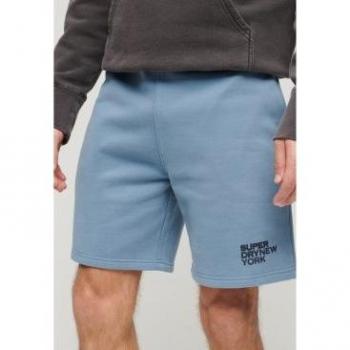 Superdry Pantalón corto holgado Luxury Sport azul para hombre