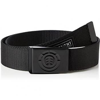 Element Beyond Belt Cinturón de tela para Hombre, All black, Talla única